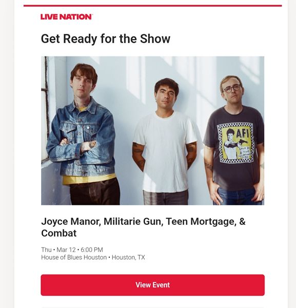 Joyce Manor, Militarie Gun, Teen Mortgage, & Comba